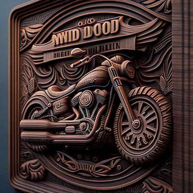 3D мадэль Harley Davidson Street Rod (STL)